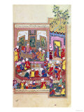 Ulugh Beg (1393-1449) Dispensing Justice at Khurasan, Illustration from the 