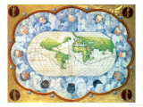Buy Map Tracing Magellan's World Voyage, Once Owned by Charles V, 1545 at AllPosters.com