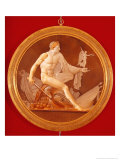 Buy Circular Plaque Commemorating the Battle of Eylau, Napoleon with a Figure of Victory, Sevres, 1809 at AllPosters.com