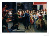 Dice Offering a Banquet to Francus, in the Presence of Hyante and Climene, from 