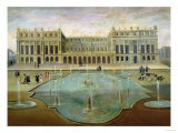 Chateau De Versailles from the Garden Side, Before 1678