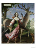 Marie De Rohan-Montbazon (1600-79) Duchess of Chevreuse as Diana the Huntress