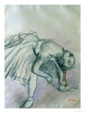 Dancer Fixing Her Slipper