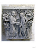God Telling Adam to Work the Land, Original Capital from the Cathedral Nave