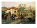 Buy A Scene from the Russian-Turkish War in 1876-77, 1882 at AllPosters.com