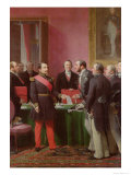 Buy Napoleon III Hands over the Decree Allowing the Annexation of the Suburban Communes of Paris at AllPosters.com