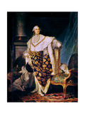 Buy Louis XVI (1754-93) King of France in Coronation Robes, 1777 at AllPosters.com