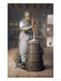 Buy Churning Butter, 1866-68 at AllPosters.com