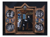 Mourning Cabinet with Scenes of the Life of Christ and Attributes of Henri II (1519-59)