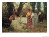 Roman Poet Catullus Reading His Poem, 1885