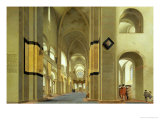 Buy Interior of the Marienkirche in Utrecht, 1638 at AllPosters.com