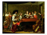 Interior with Musicians and Singers