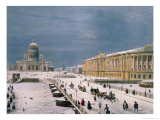 Buy The Isaac Cathedral and the Senate Square in St. Petersburg, 1840s at AllPosters.com
