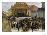 Buy Victims of the March Revolution in Berlin Lying in State, 1848 at AllPosters.com