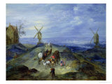 Buy Landscape with Two Windmills, 1612 at AllPosters.com
