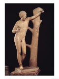 Buy Apollo Sauroktonos (Lizard Killer) Roman Copy of a Greek Bronze c. 350 BC, Attributed to Praxiteles at AllPosters.com
