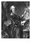 Buy Jean Baptiste Masse (1687-1767) Engraved by Johan Georg Wille (1715-1808) 1755 at AllPosters.com