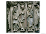Buy Detail of the Portico De La Gloria with the Old Testament Prophets at AllPosters.com