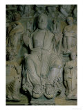 Buy Detail of the Portico De La Gloria Depicting Christ in Majesty at AllPosters.com