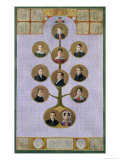 Buy The Family of the Baker, Jochann, Friedrich Nikolaus, 1828 (Goauche on Parchment) at AllPosters.com