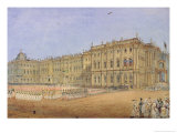 Review at the Winter Palace in St. Petersburg, 1840s