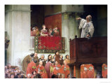 Buy St. John Chrystostomos (circa 347-407) Preaching Before the Empress Eudoxia (circa 404) circa 1880 at AllPosters.com