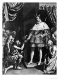 Buy St. Louis (1214-70) Distribiuting Alms, circa 1615-20 at AllPosters.com