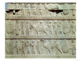 Buy Detail of the Relief Frieze on the East Stairway to the Apadana (Audience Hall) at AllPosters.com