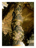 Barley Sugar Column from the Baldacchino with Laurel Leaves and Putti Chasing Bees, 1633