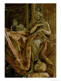 Truth from the Monument to Alexander VII in the North Transept, 1672-78 (Marble and Gilded Bronze)
