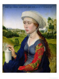 Mary Magdalene, from the Right Hand Panel of Triptych of the Braque Family