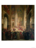 Buy Estates General of Paris Meeting in Notre-Dame after the Death of Charles IV (1295-1328) at AllPosters.com