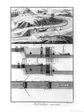 Buy Hydraulic, Canal and Locks, Mathematics Chapter, Plate 4, Illustration from the "Encyclopedie" at AllPosters.com