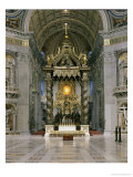 The Baldacchino, the High Altar and the Chair of St. Peter