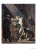 Buy Dominique Vivant Denon (1747-1825) Replacing the Bones of Le Cid in His Tomb at AllPosters.com
