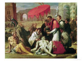 St. Charles Borromeo (1538-84) Administering the Sacrament to Plague Victims in 1576