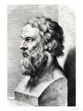 Buy Bust of Plato (circa 427-circa 348 BC) Engraved by Lucas Emil Vorsterman (1595-1675) at AllPosters.com