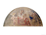 Buy Tympanum Depicting the Virgin of Humility with the Christ Child Surrounded by Angels, 1341 at AllPosters.com