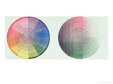 Buy Two Studies of the Cross Section and Longitudinal Section of a Colour Globe, 1809 at AllPosters.com