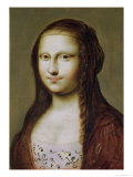 Buy Portrait of a Woman Inspired by the Mona Lisa at AllPosters.com