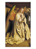 Angel Annunciate, from Exterior of Left Panel of the Ghent Altarpiece, 1432