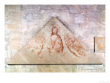 Buy Tympanum Depicting Christ the Redemptor Surrounded by Angels, 1341 at AllPosters.com