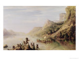 Buy Jacques Cartier (1491-1557) Discovering the St. Lawrence River in 1535, 1847 at AllPosters.com