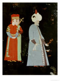 Buy The Sultan Suleyman the Magnificent (1494-1566) with Two Dignitaries at AllPosters.com