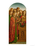 Buy Singing Angels, from the Left Wing of the Ghent Altarpiece, 1432 at AllPosters.com