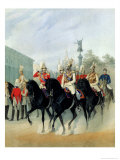 Emperor Nicholas I (1796-1855) and Grand Duke Alexander (1845-94) in St. Petersburg, 1843