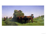 Haymaking, Auvergne