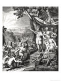 Buy Manco Capac and His Wife, Coya Mama Oello Huaco, Gathering the Savages and Building Cuzco at AllPosters.com