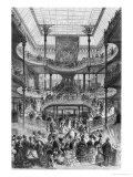 Buy The New Staircase in "Au Bon Marche," from "Le Monde Illustre," circa 1875 at AllPosters.com