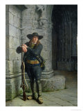 Buy Armed Breton Guarding a Porch at AllPosters.com